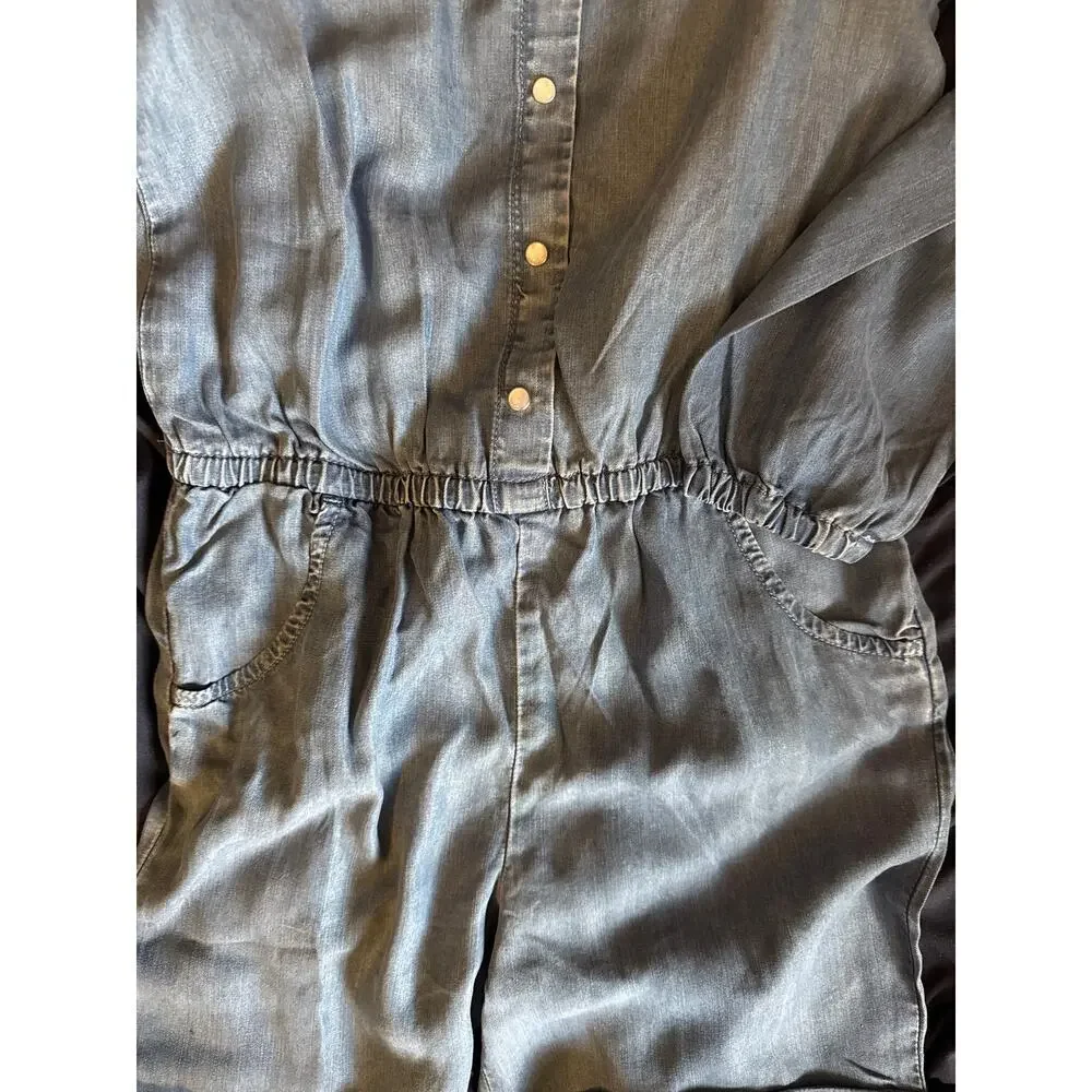 JANIE AND JACK DENIM JUMPER ONE PIECE - size 8 , NEW WITH TAGS